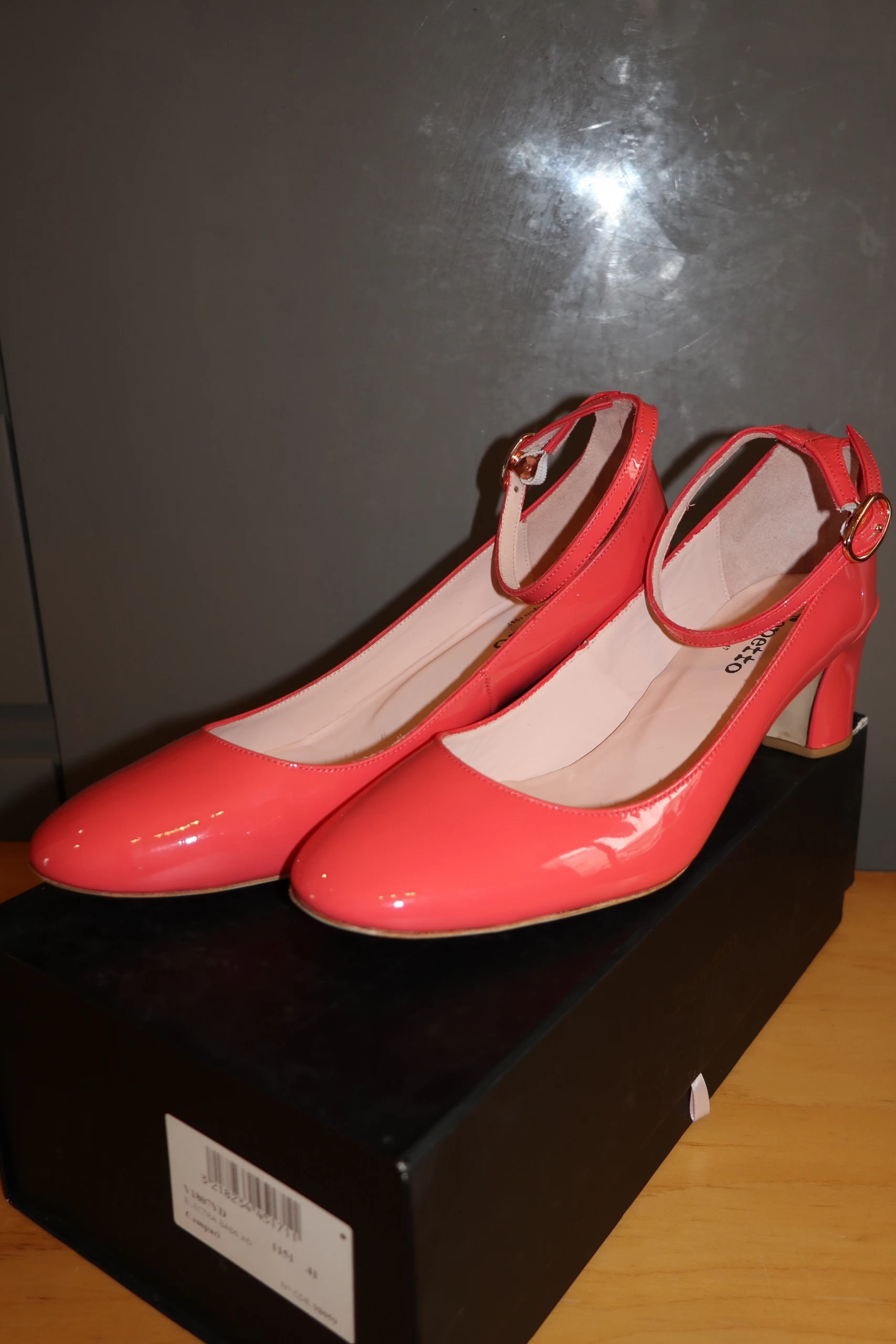 Babies Repetto Electra cuir verni rose corail 40 41 Vinted