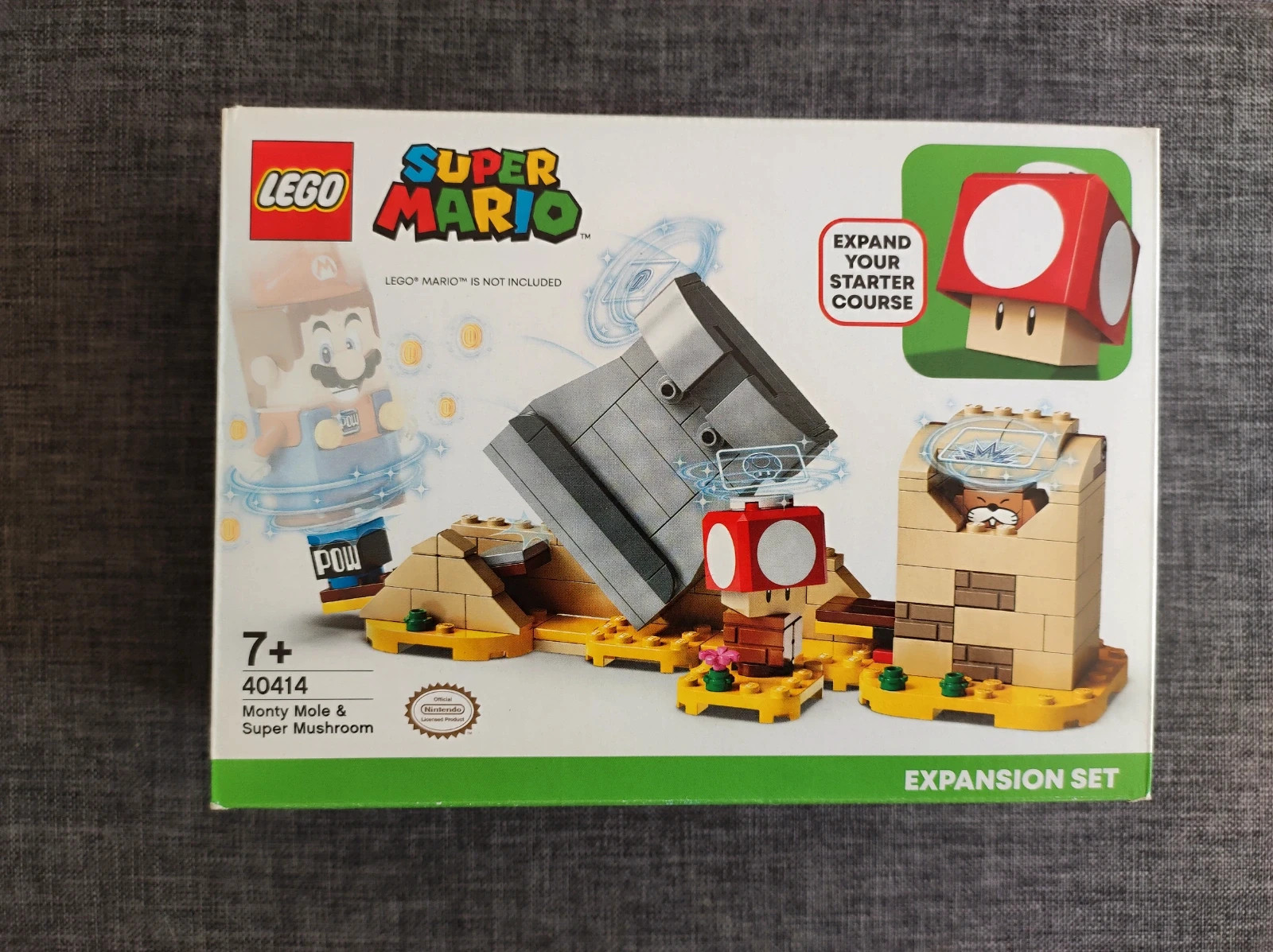 Lego Mario Monty Mole et Super Mushroom Vinted