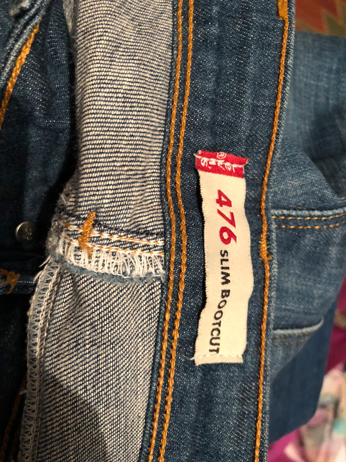 Levis 476 slim shop bootcut