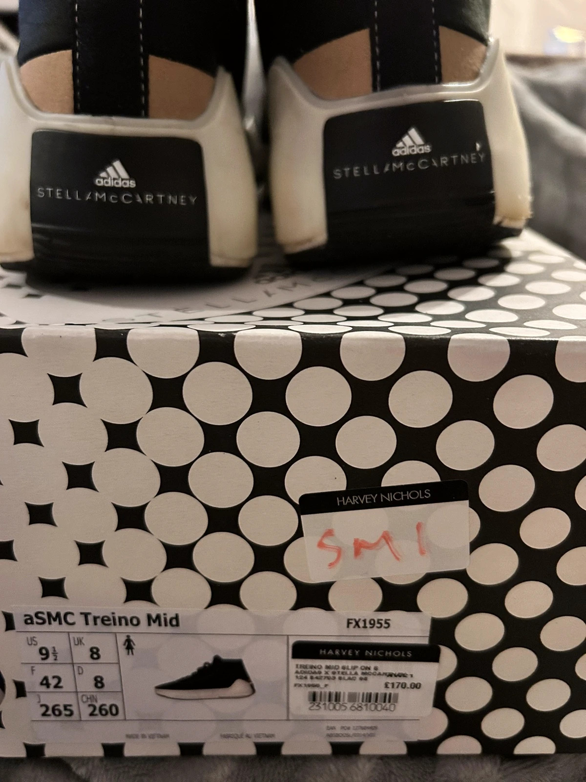 adidas by Stella McCartney Treino Mid Cut Shoes Black FX1955 video
