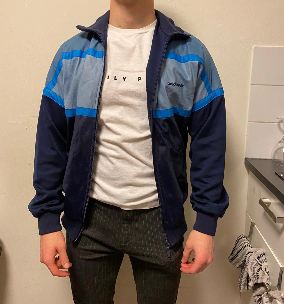Adidas retro coat best sale