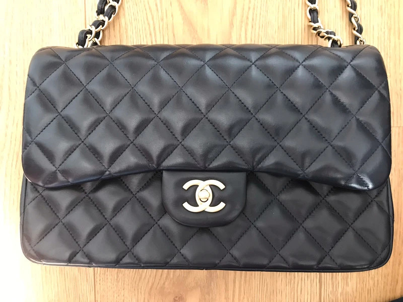 Grote Chanel Tas donker blauw