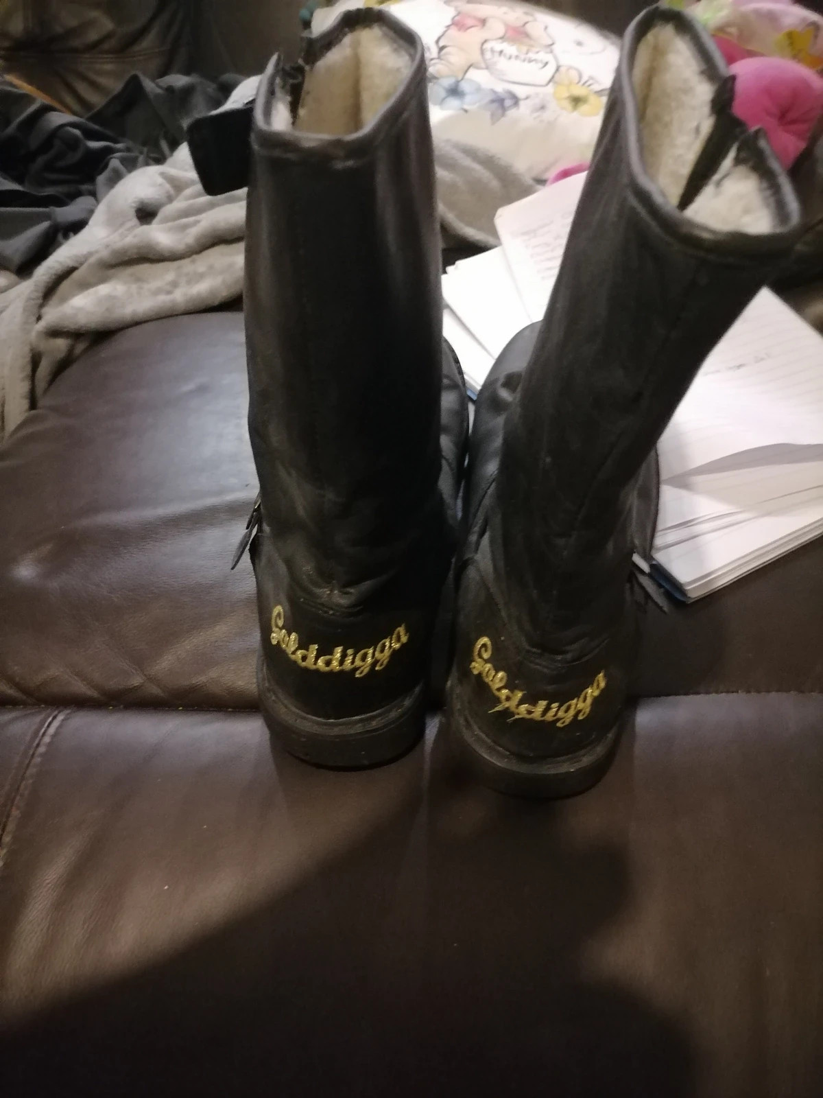 Gold digger boots Vinted