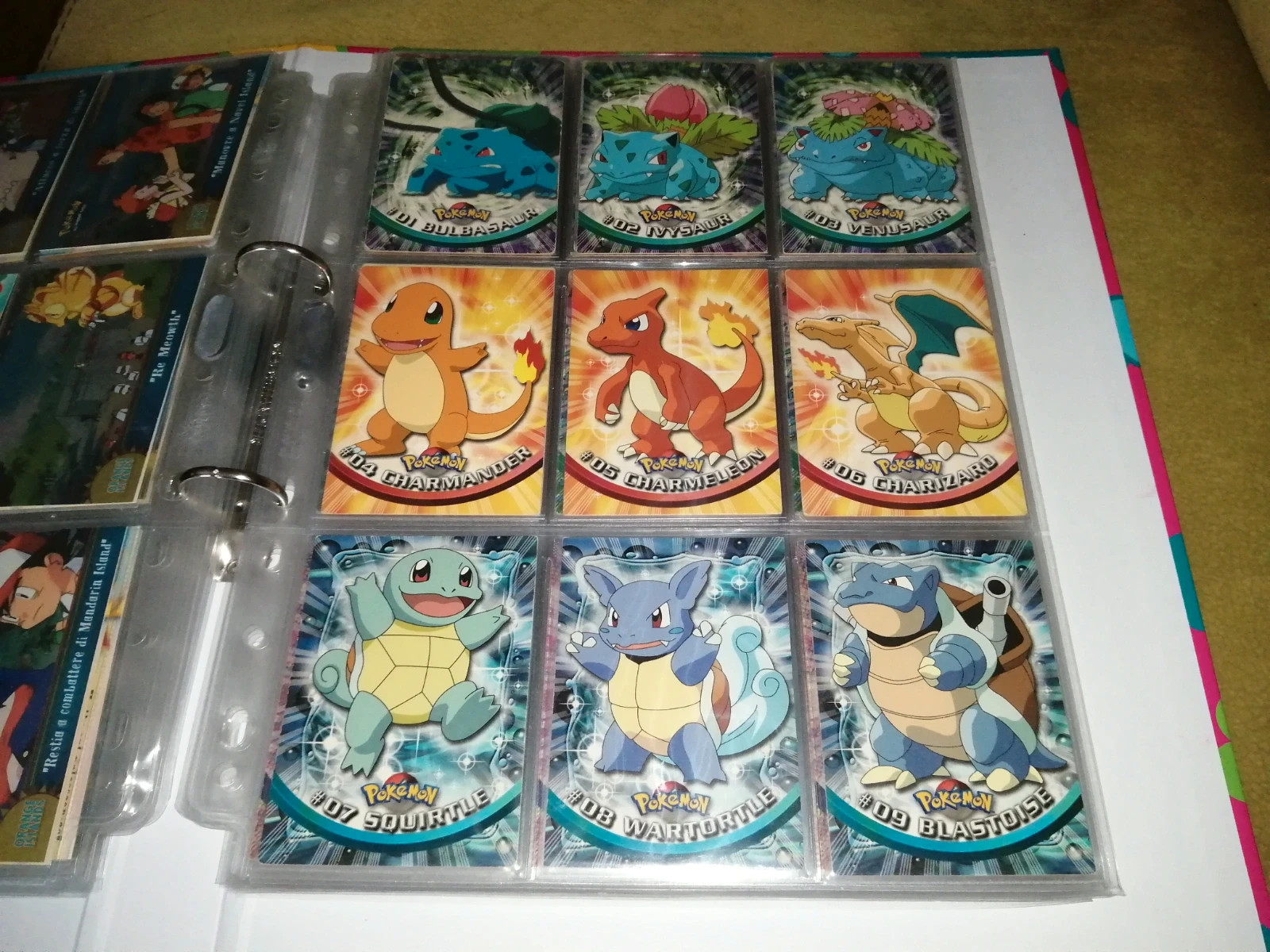 Jeux de cartes Pokemon arc-en-ciel 46 pièces, série Topps Pokemon