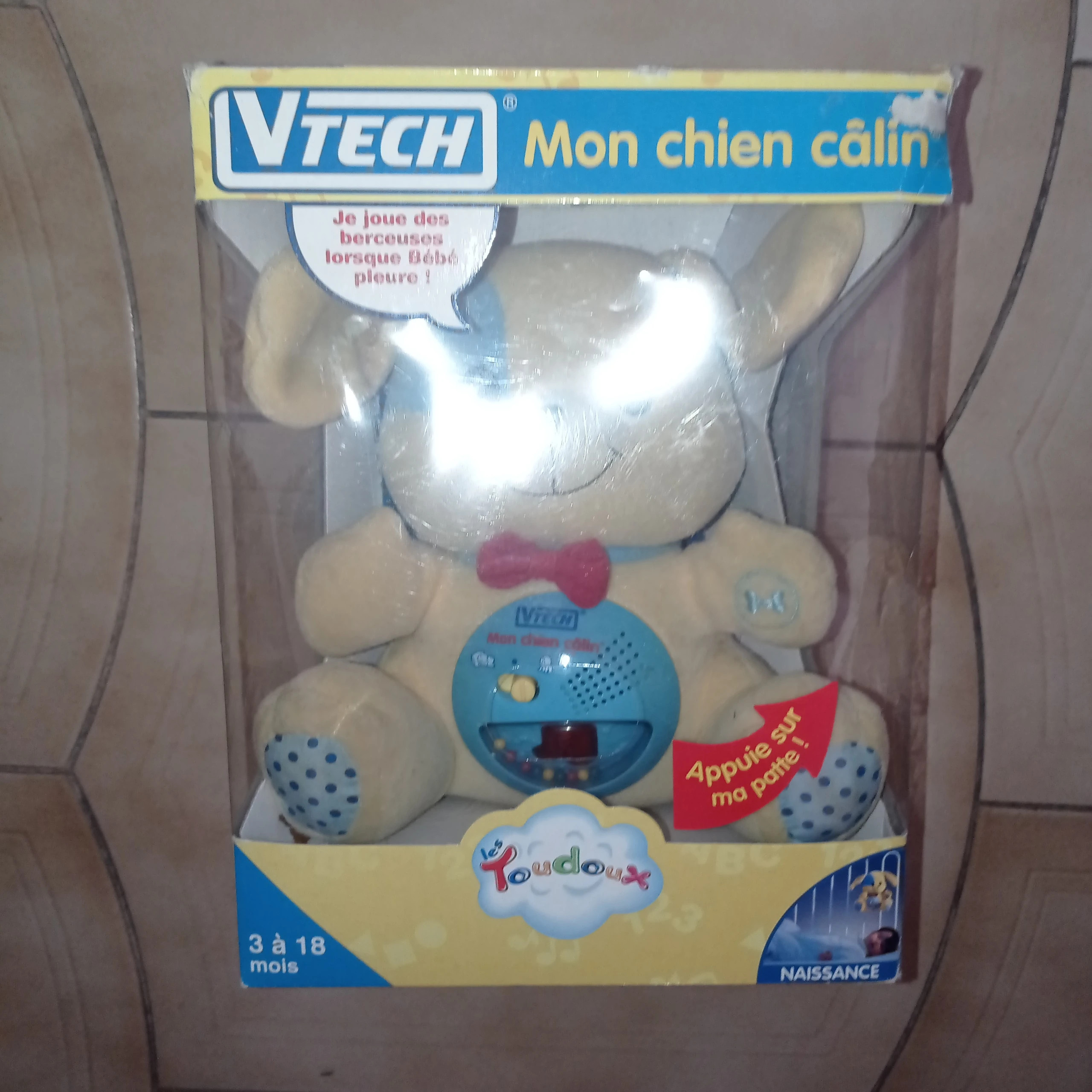 Peluche veilleuse Mon chien câlin de VTECH