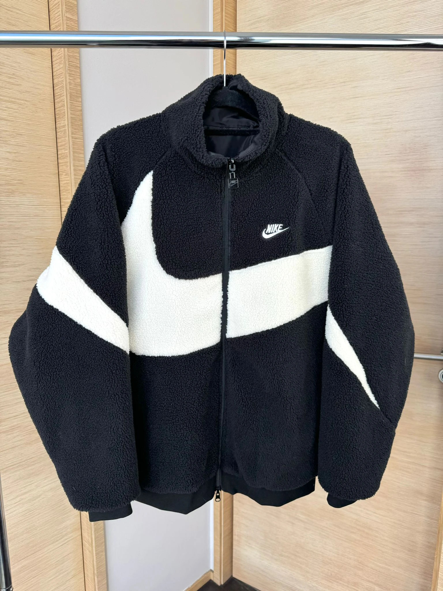 Nike oversized swoosh jacket sale