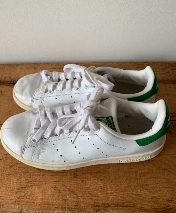 adidas Originals Stan Smith Mens Trainers White Green UK 6 EU 39.5 US 6.5 GD 2 Vinted