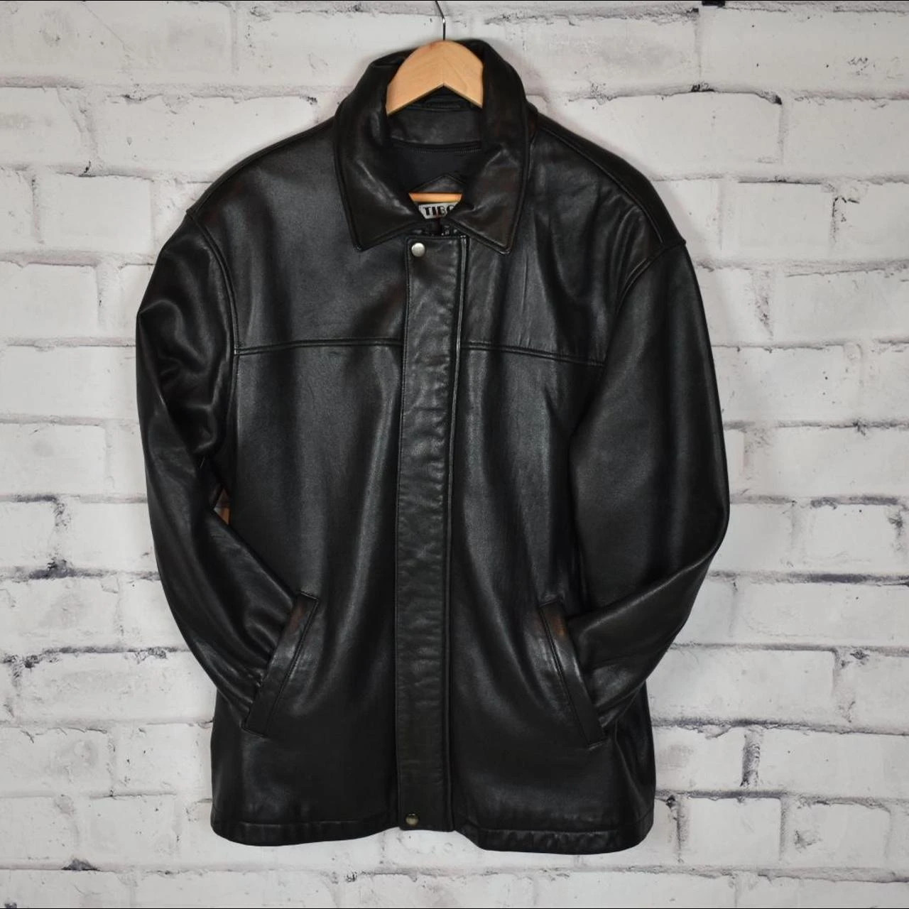 Tibor leather coats discount
