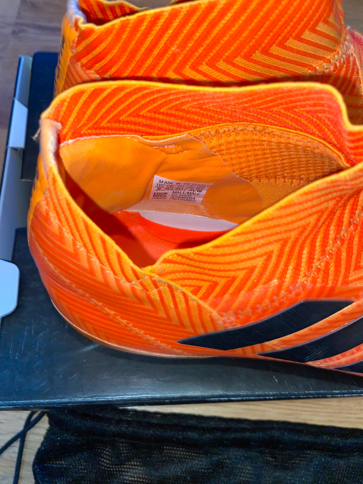 FuBballschuhe Adidas Nemeziz 18 FG IN 42 2 3 in Orange Rot Schwarz Vinted