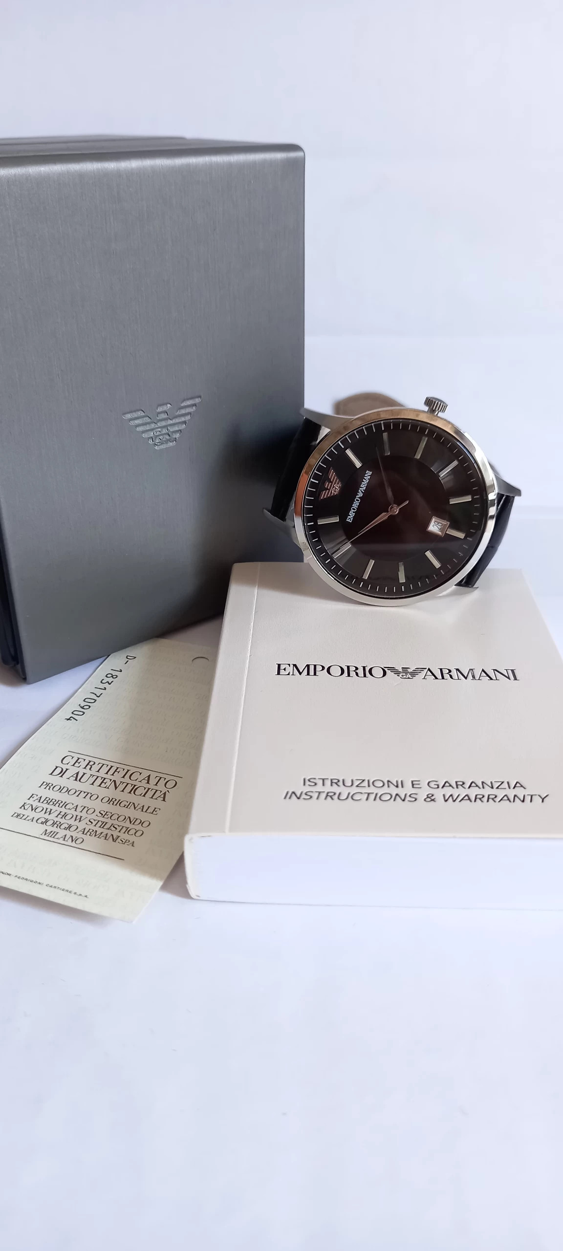 Emporio armani men's watch ar2411 deals