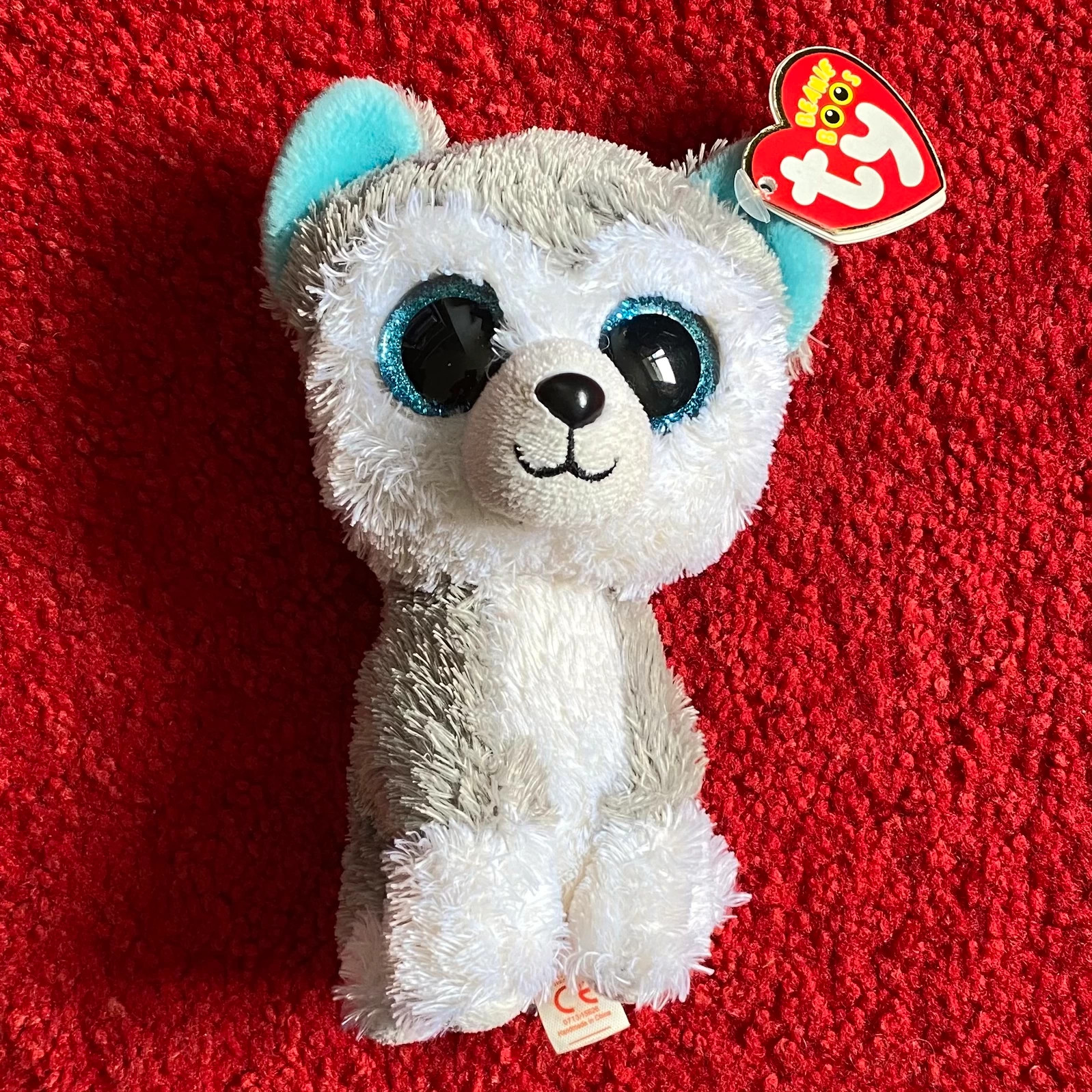 Ty Beanie Boo Husky Dog Toy Slush the Husky Dog New With Tags Vinted