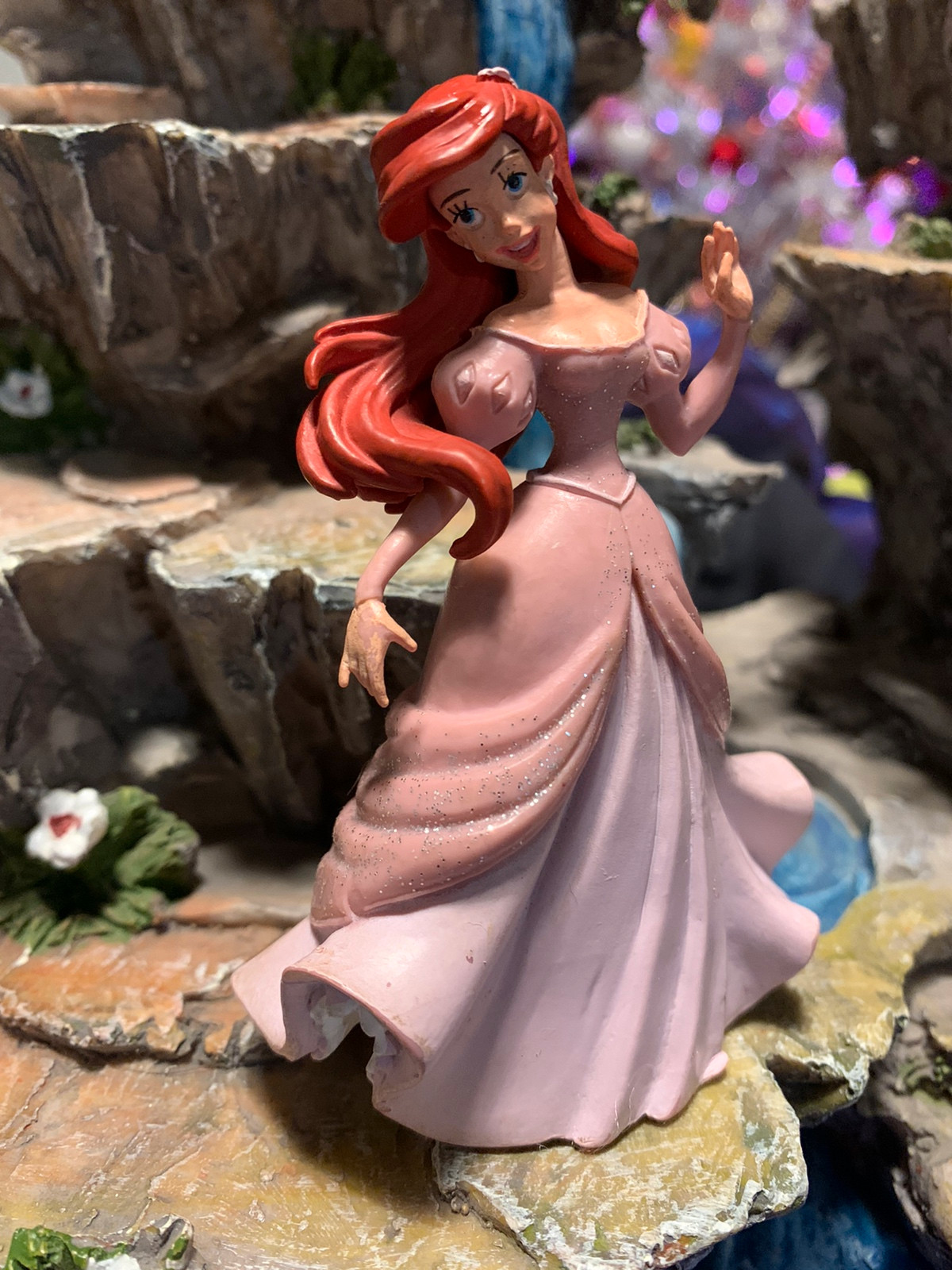 Figurine La petite sirène : Ariel en robe rose - Jeux et jouets Bullyland -  Avenue des Jeux