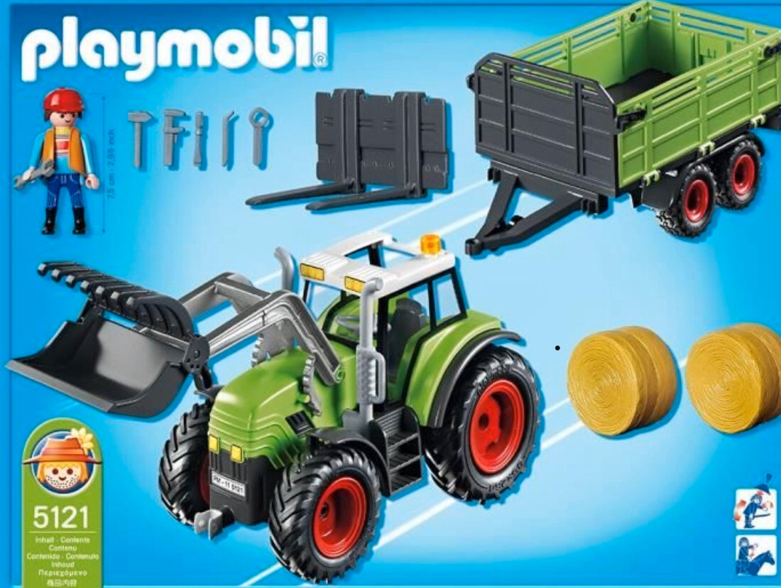 5121 grand tracteur avec remorque - nouveau ÖVP - Playmobileros - Tienda de  Playmobil Nuevo y Ocasión