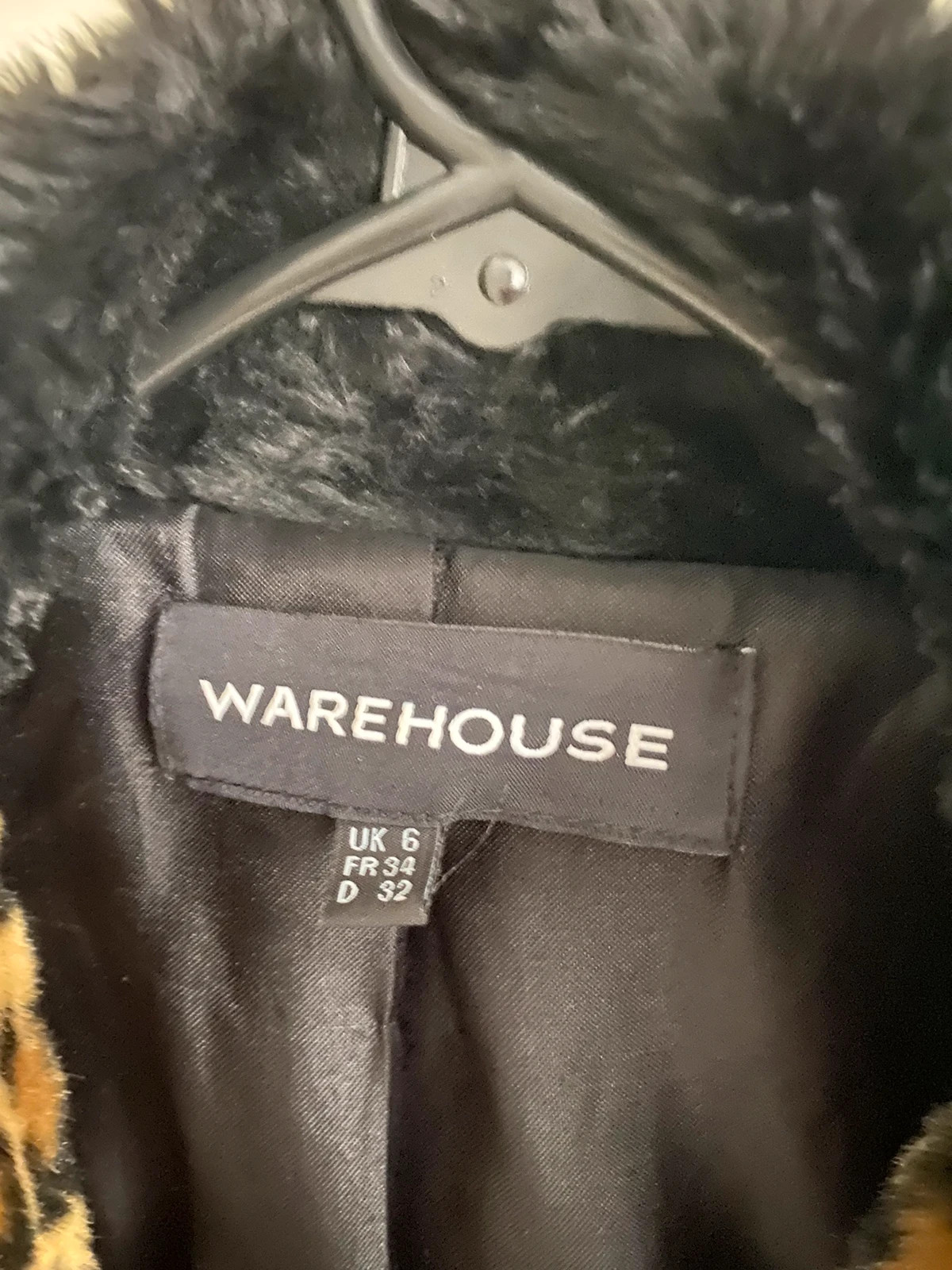 Warehouse leopard coat hotsell