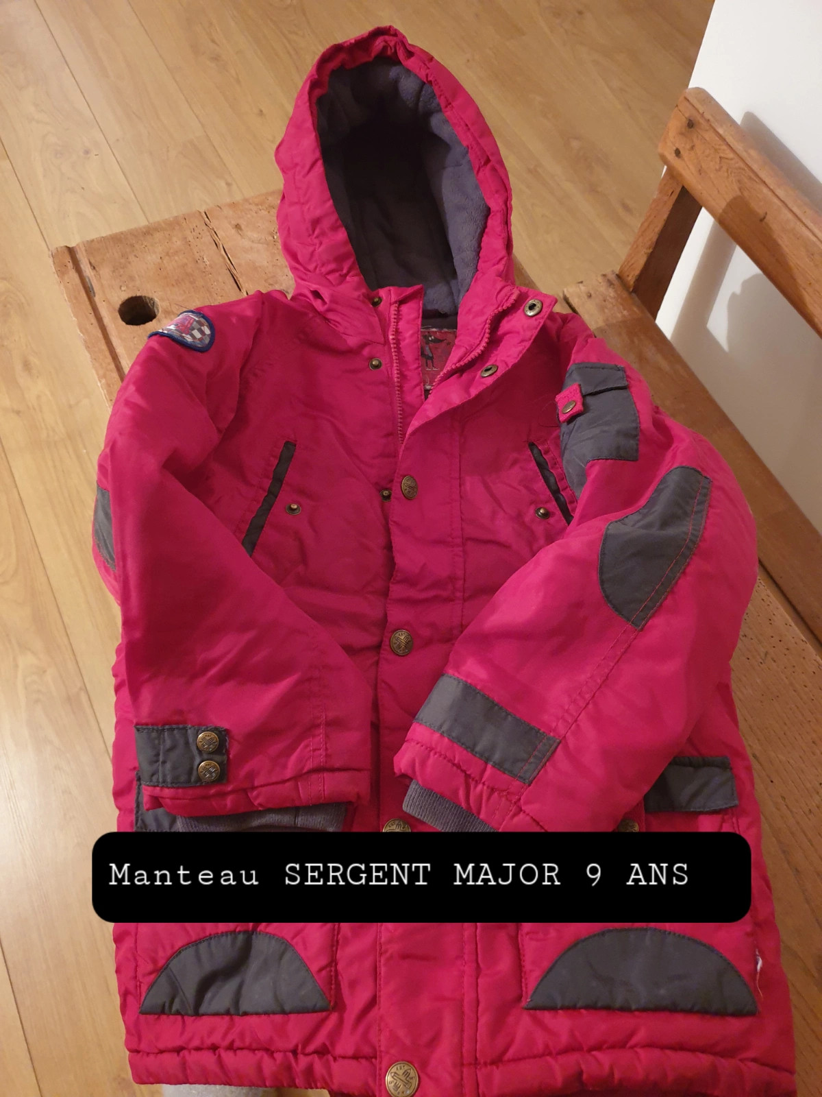 Parka garçon sergent cheap major