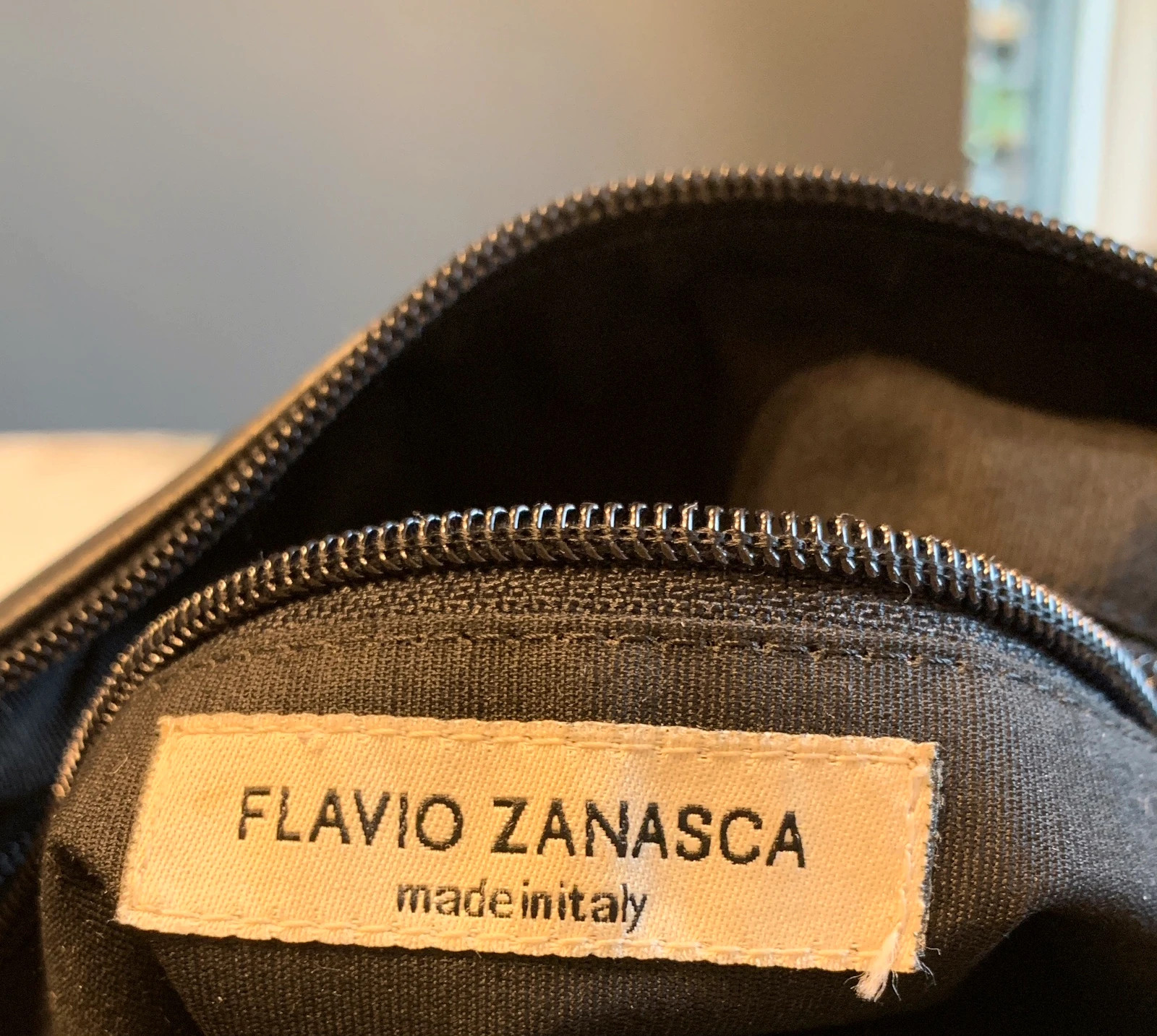 Borsa nera in pelle Flavio Zanasca | Vinted