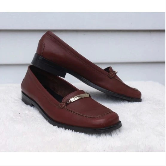 Vintage 90s Etienne Aigner Brown Leather Oxford Loafers Vinted