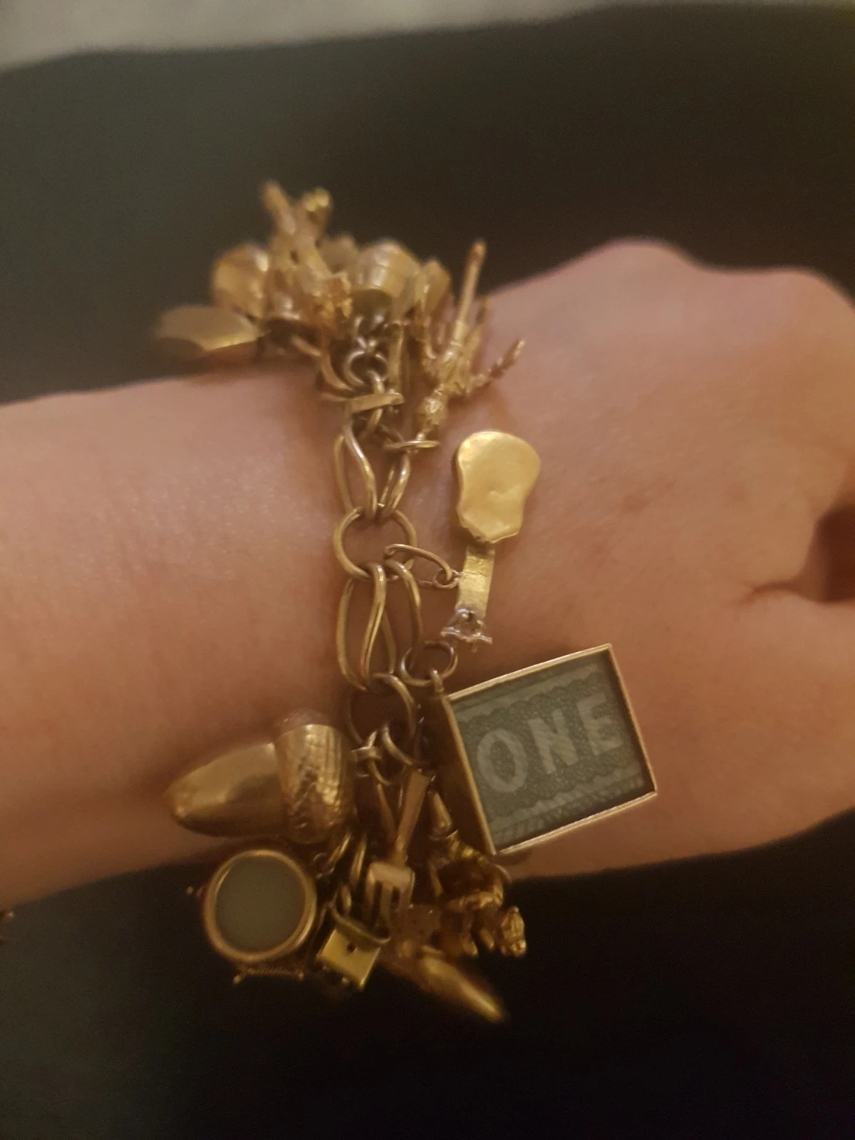 Old gold charms online