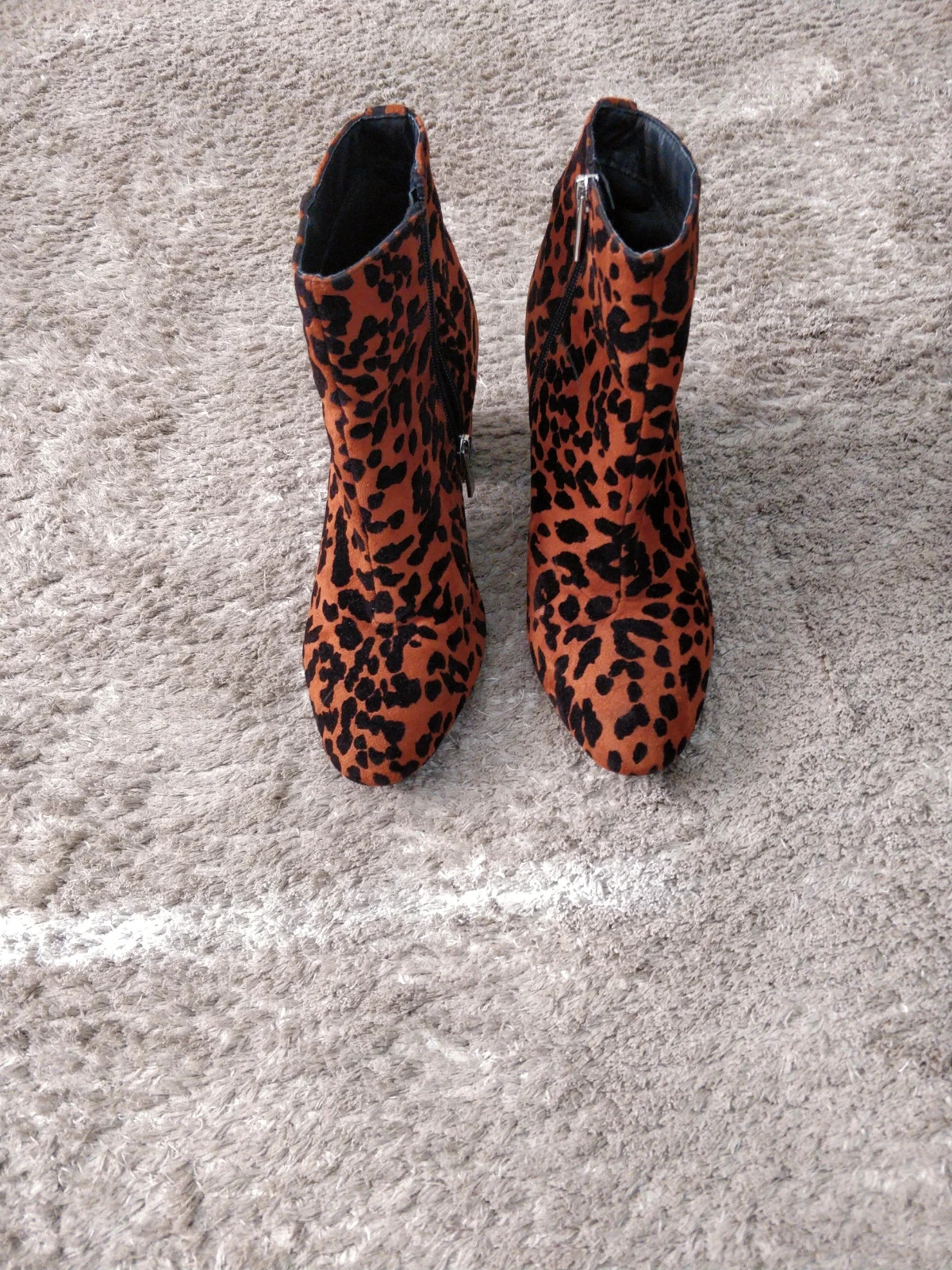 Leopard print 2025 boots topshop