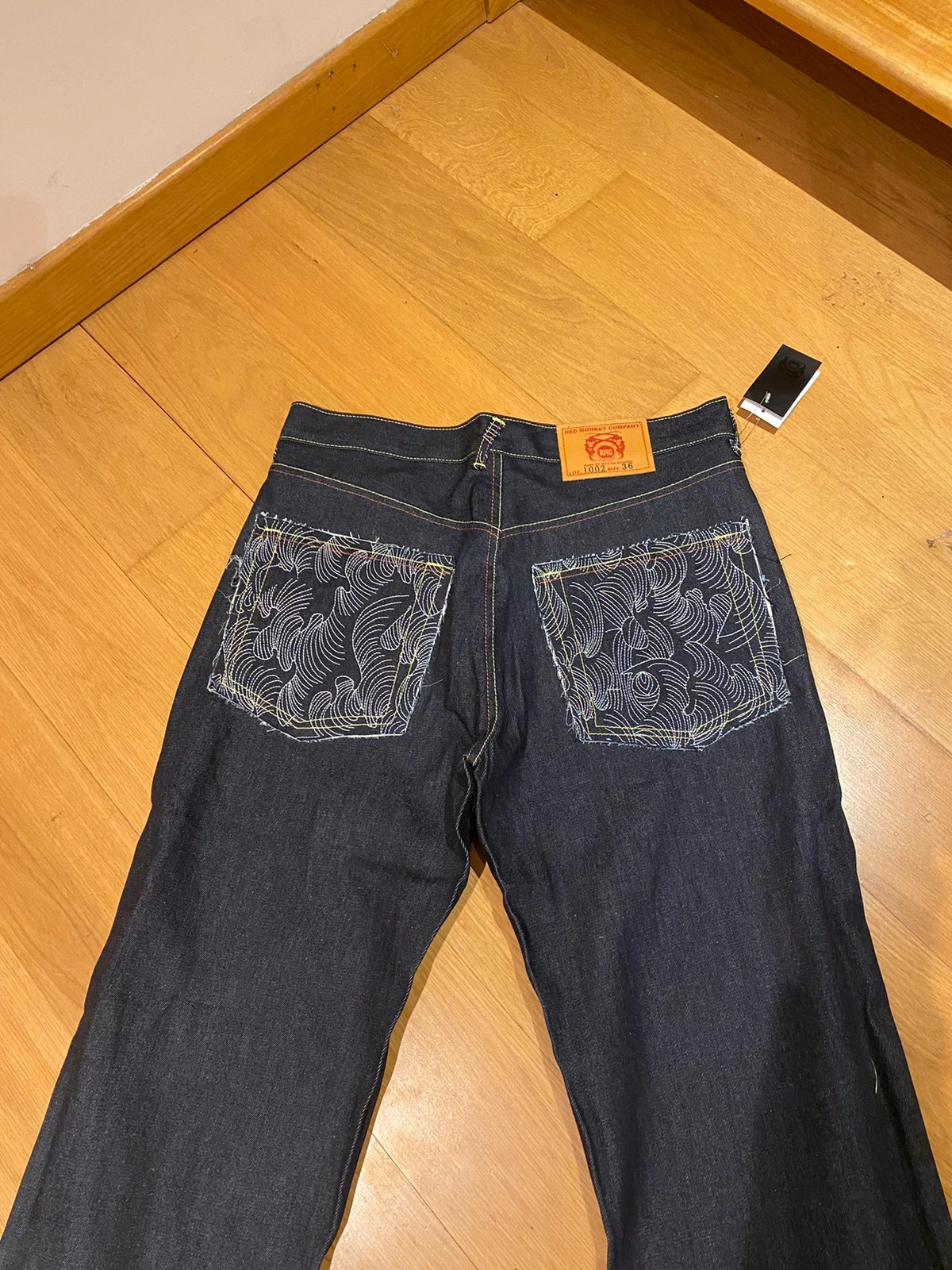 Jean bootcut troué - brut - Kiabi - 18.00€