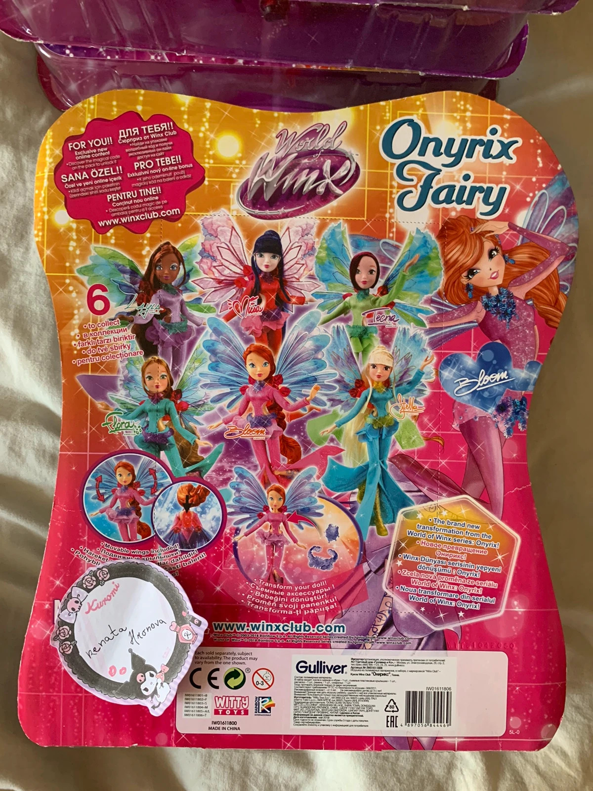 Winx onyrix top dolls