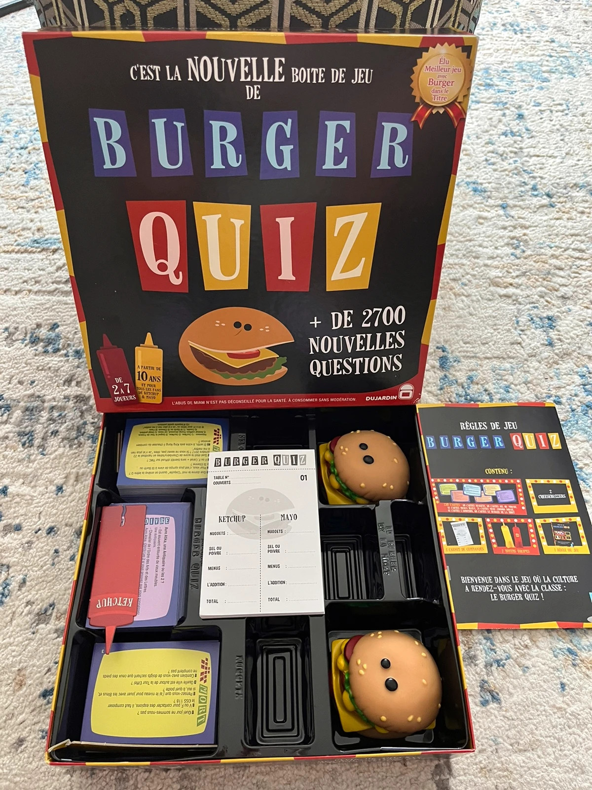 Burger Quiz (Règles du jeu de société expliquées) 