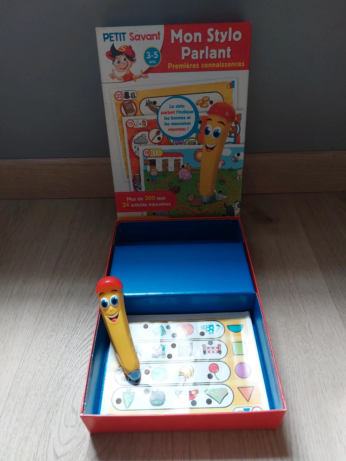 JEU EDUCATIF  MON STYLO PARLANT  300 QUIZ ET 24 ACTIVITES CLEMENTONI 3- 5  ANS