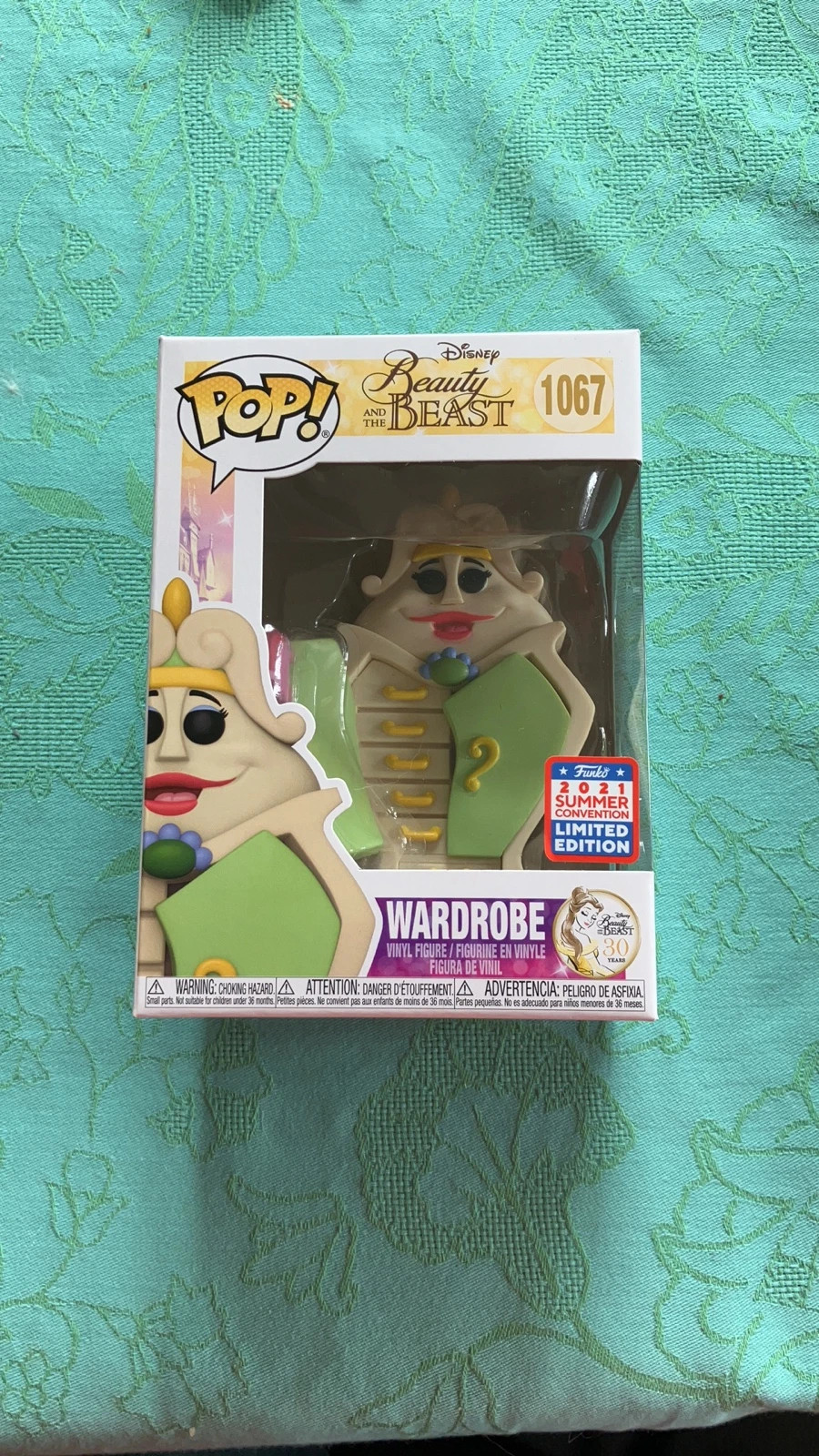 Figurine Wardrobe / La Belle Et La Bête / Funko Pop Disney 1067