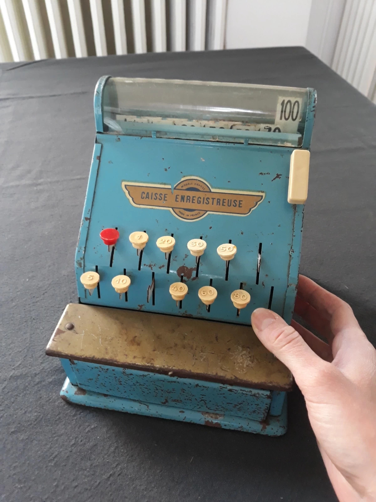 Vintage Caisse enregistreuse electronic Smoby par Mob