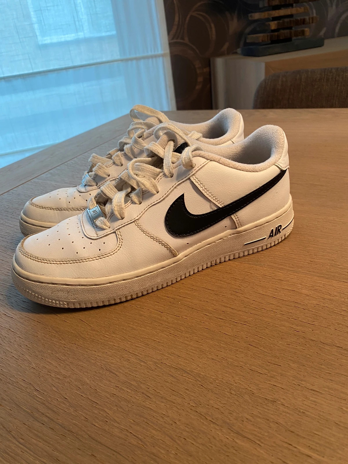 Nike air force 1 2025 wit zwart