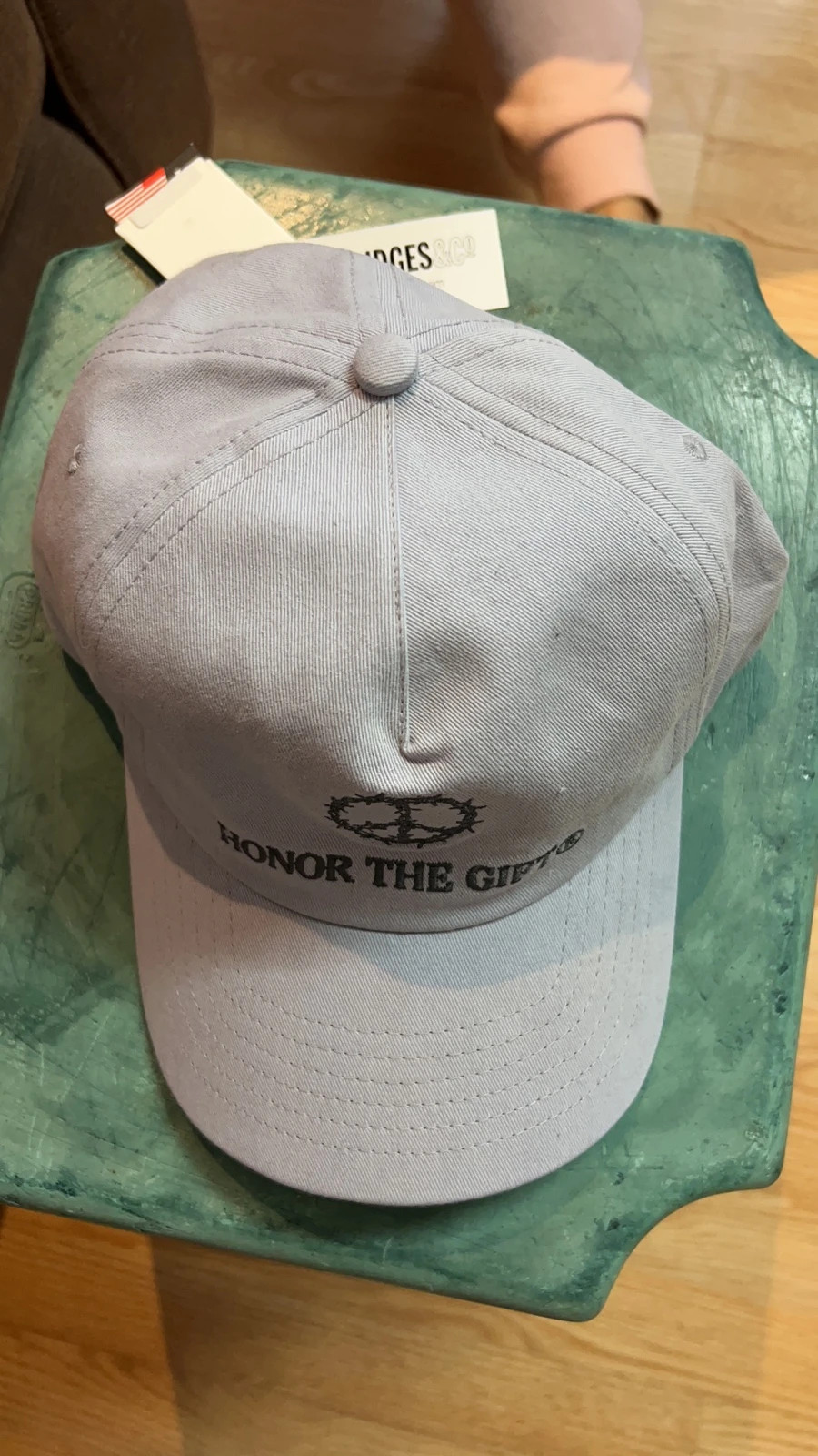 Honor the gift Hat luxury designer brand