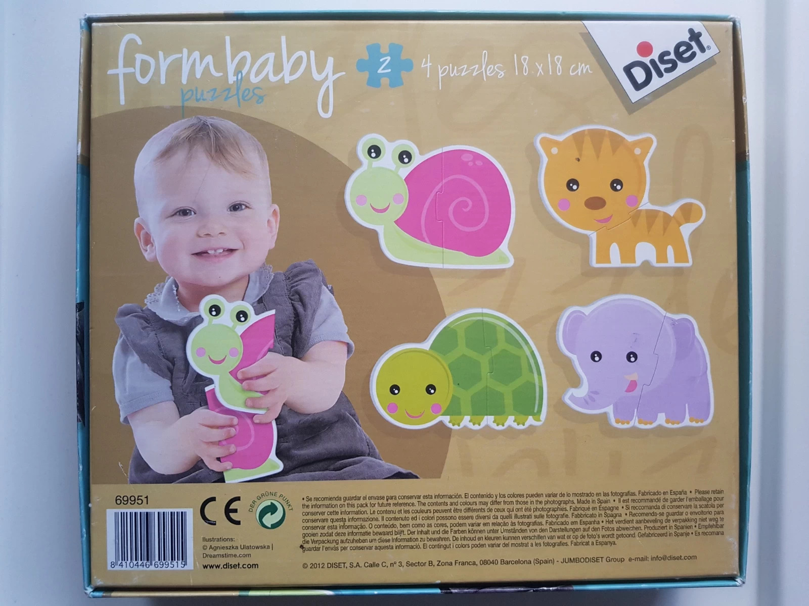 Puzzle bébé / enfant 18 mois