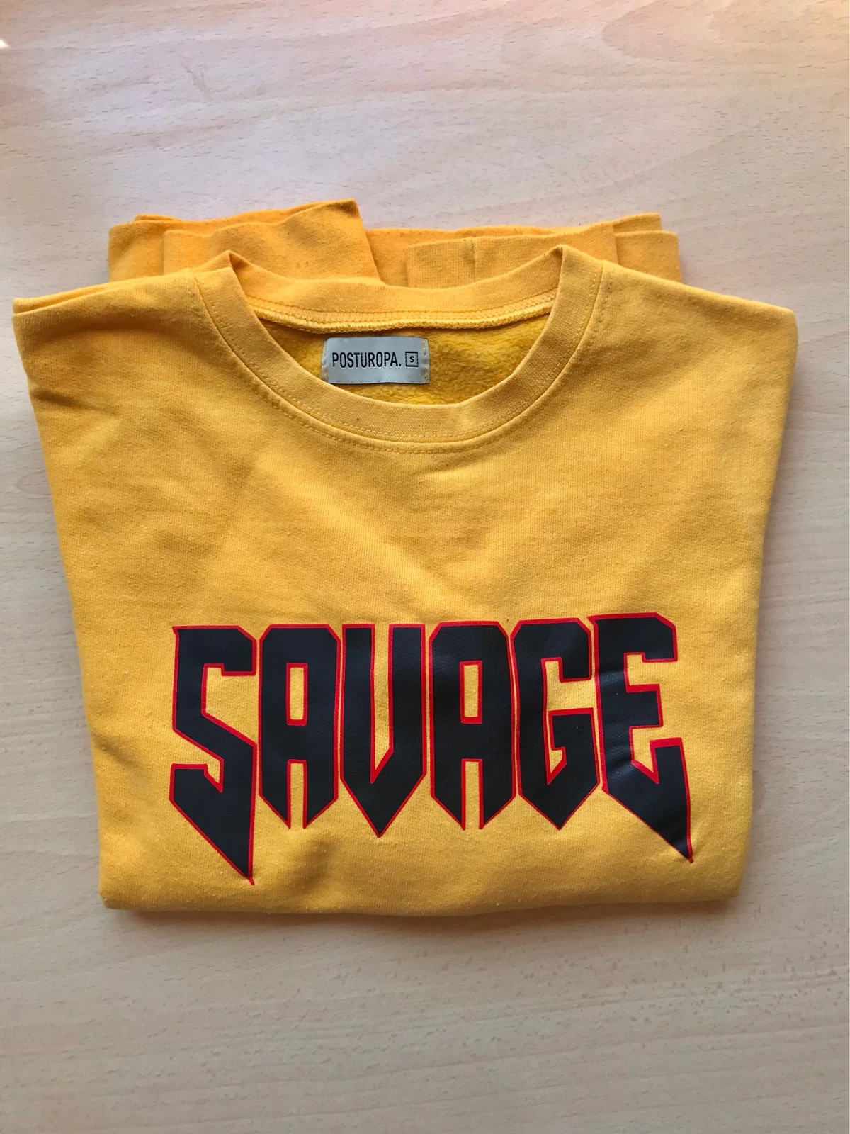 Sudadera marca savage amarilla Vinted