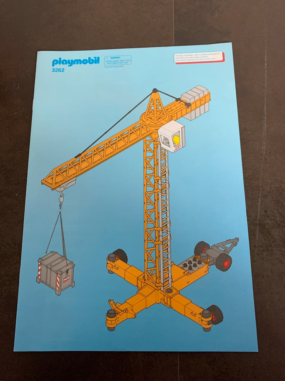 Playmobil grue de chantier 3262