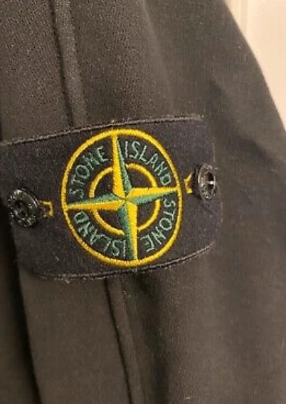 Black stone island jumper mens on sale