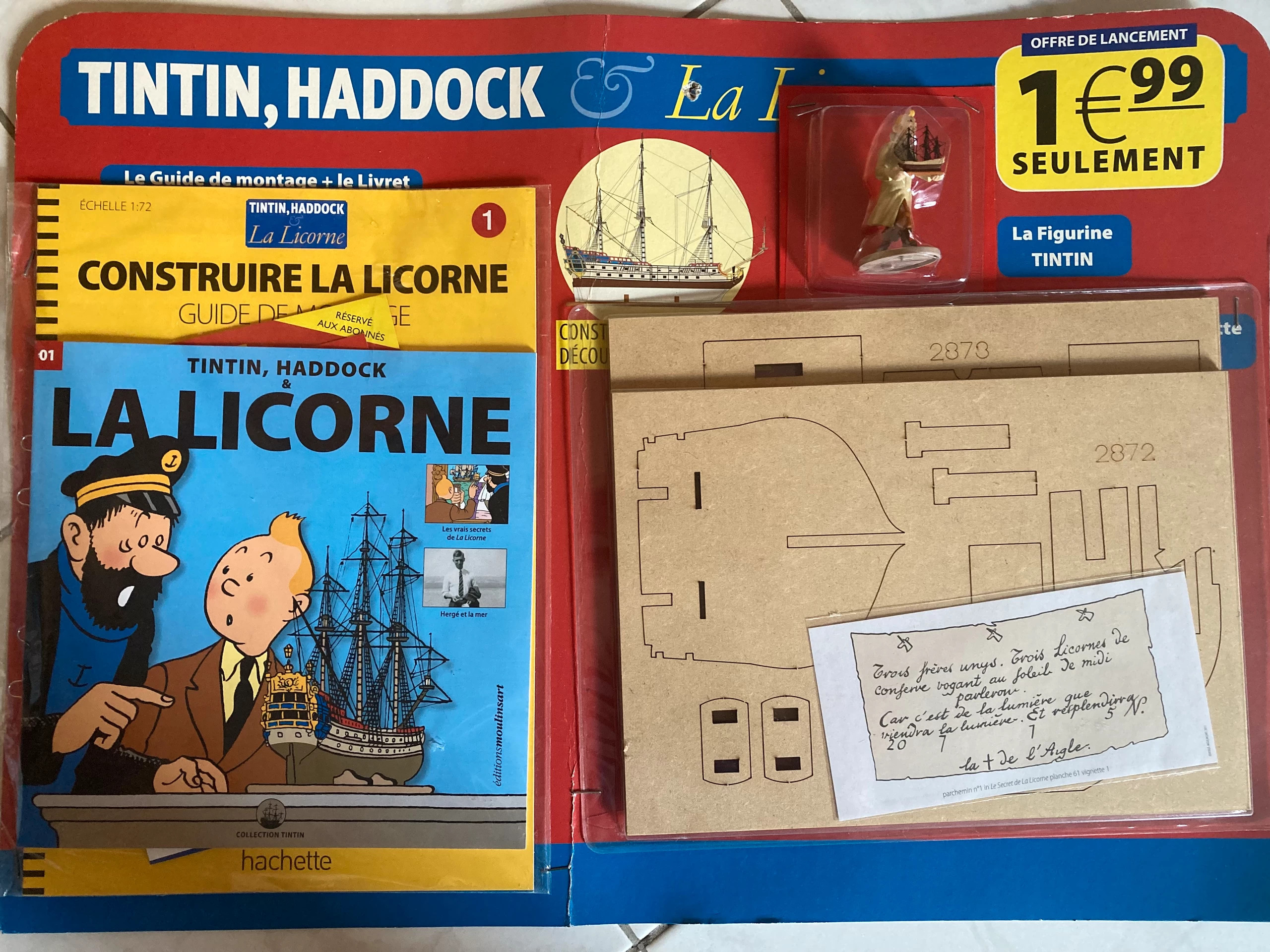 Des figurines Tintin et une maquette de La Licorne aux enchères à Nancy