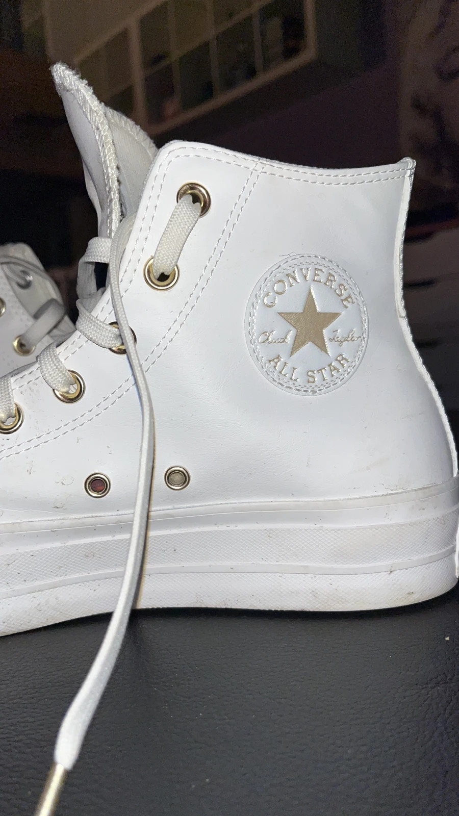 Converse bianche pelle 2022 Vinted
