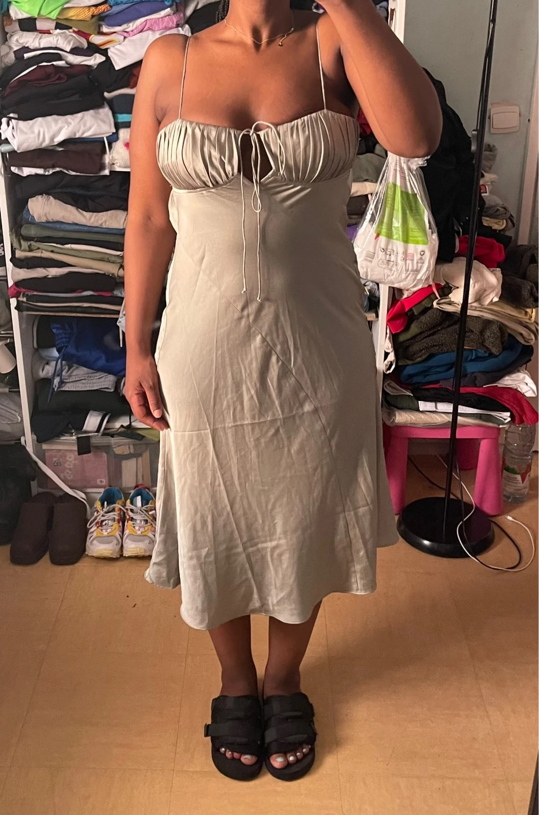 Robe vert sauge asos sale