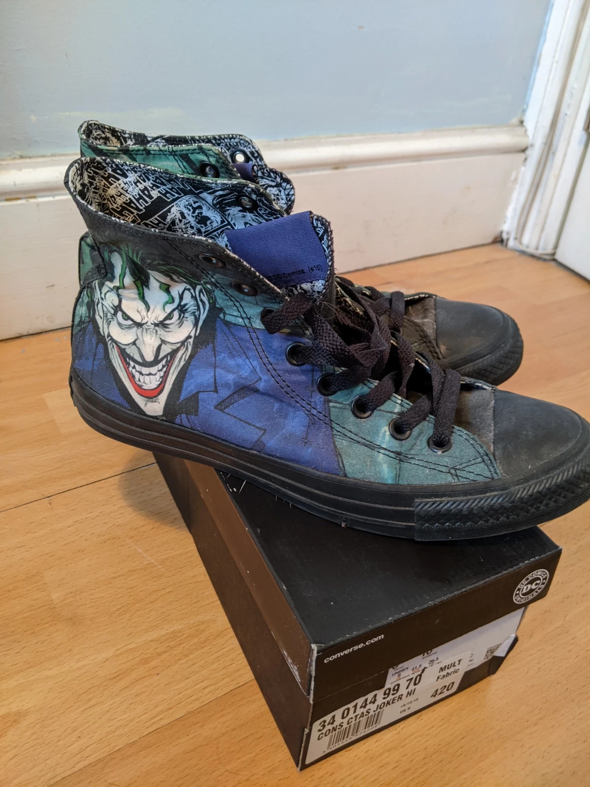 Batman joker converse shoes sales