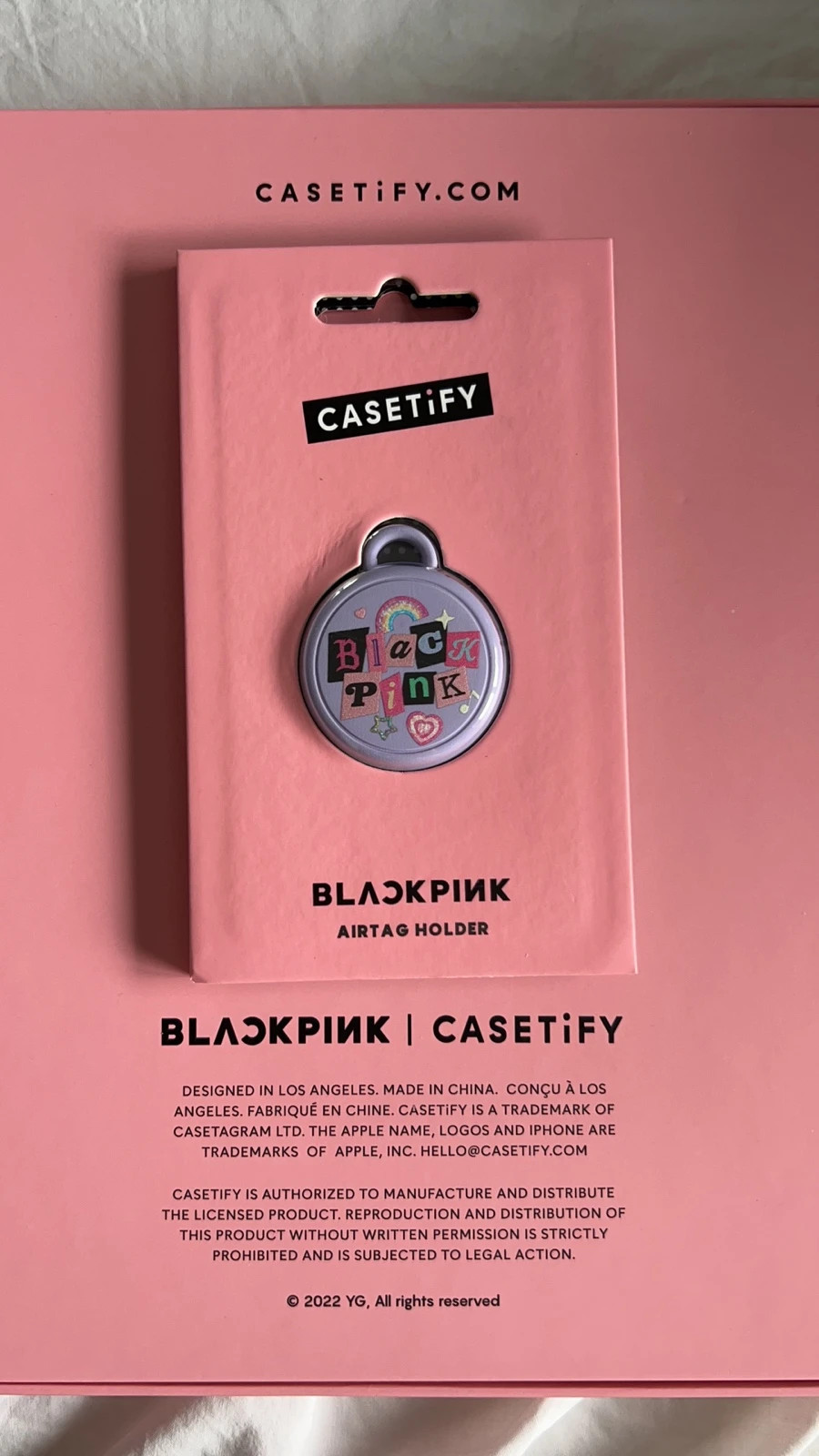 Blackpink x CASETiFY airtag holder | Vinted