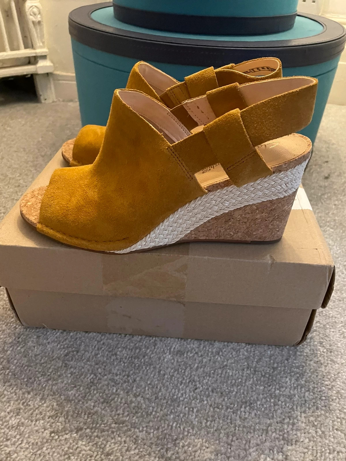 Clarks 2024 cork wedges