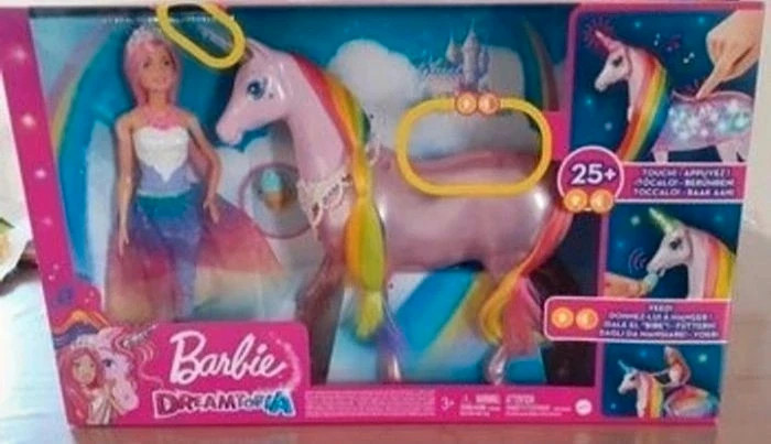Barbie et sa licorne