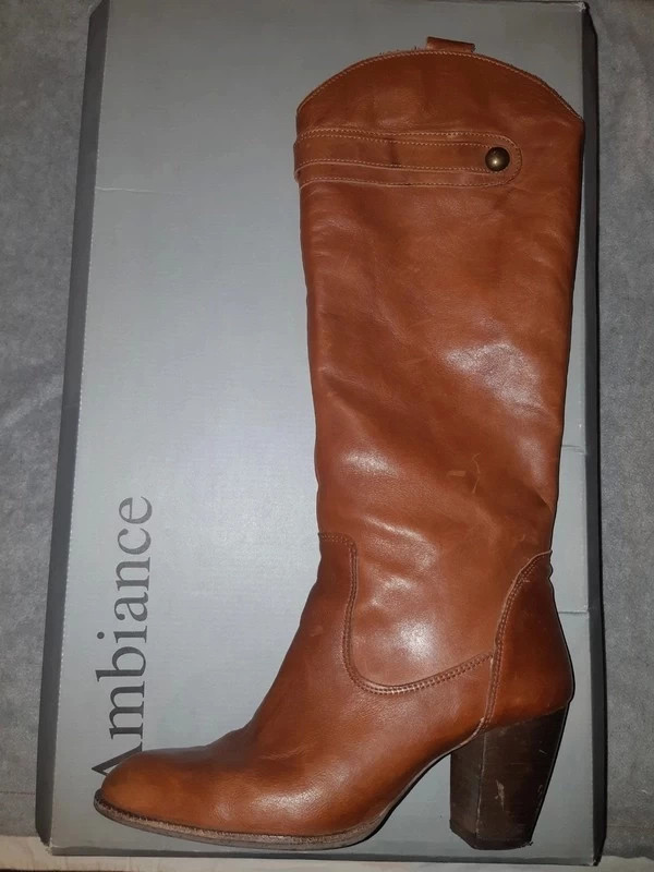 Bottes tige haute camel vintage T37 camarguaises Vinted