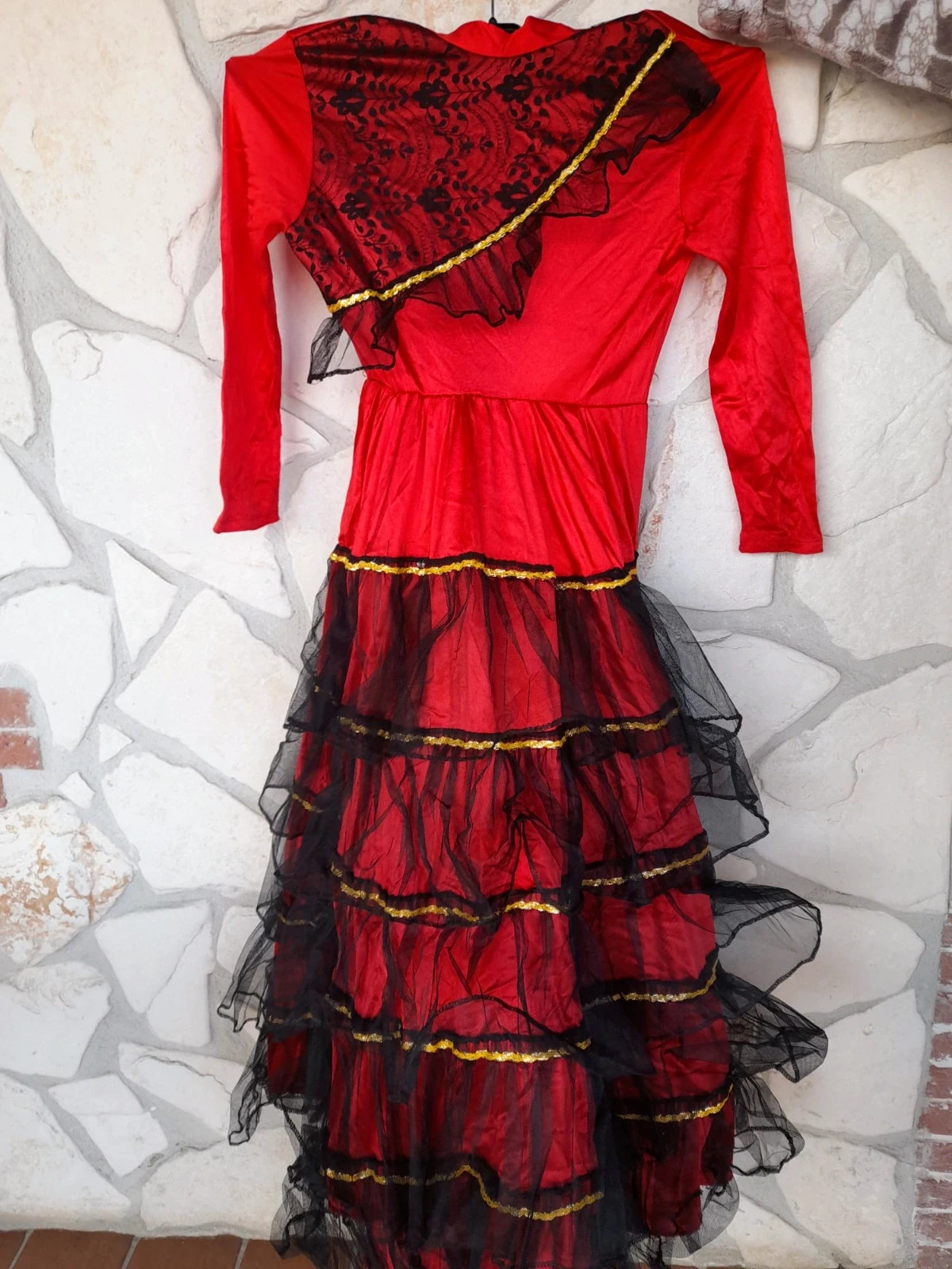 vestito carnevale spagnola bambina
