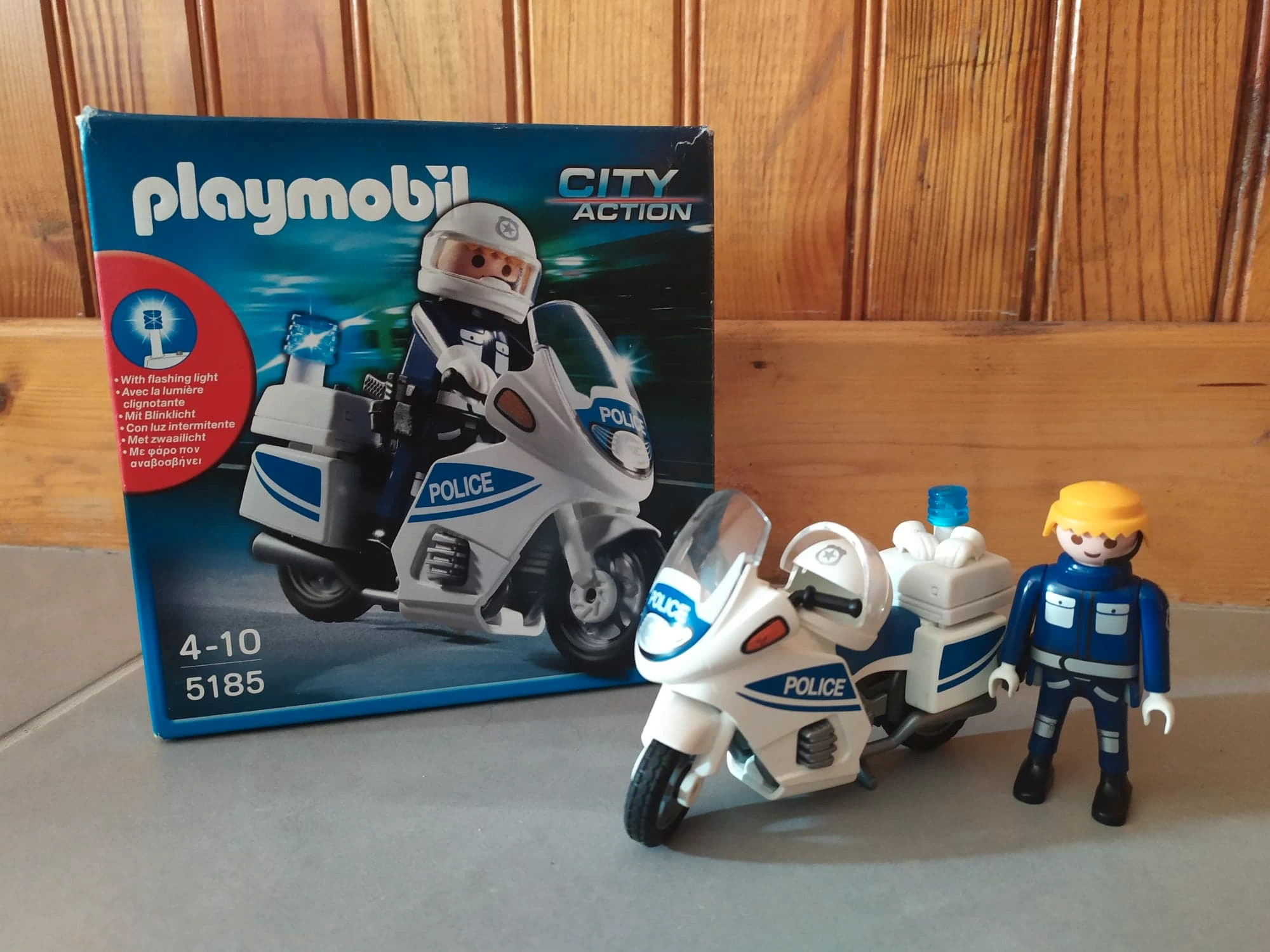 Playmobil 5185 Motard de Police et Lumiere Vinted