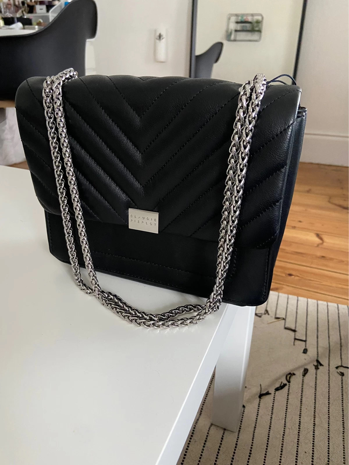 sac cuir noir claudie pierlot Vinted