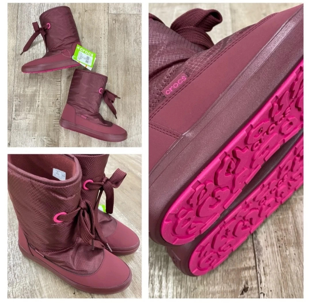 Crocs Lodgepoint Nylon Lace Up Snow Boots Vinted