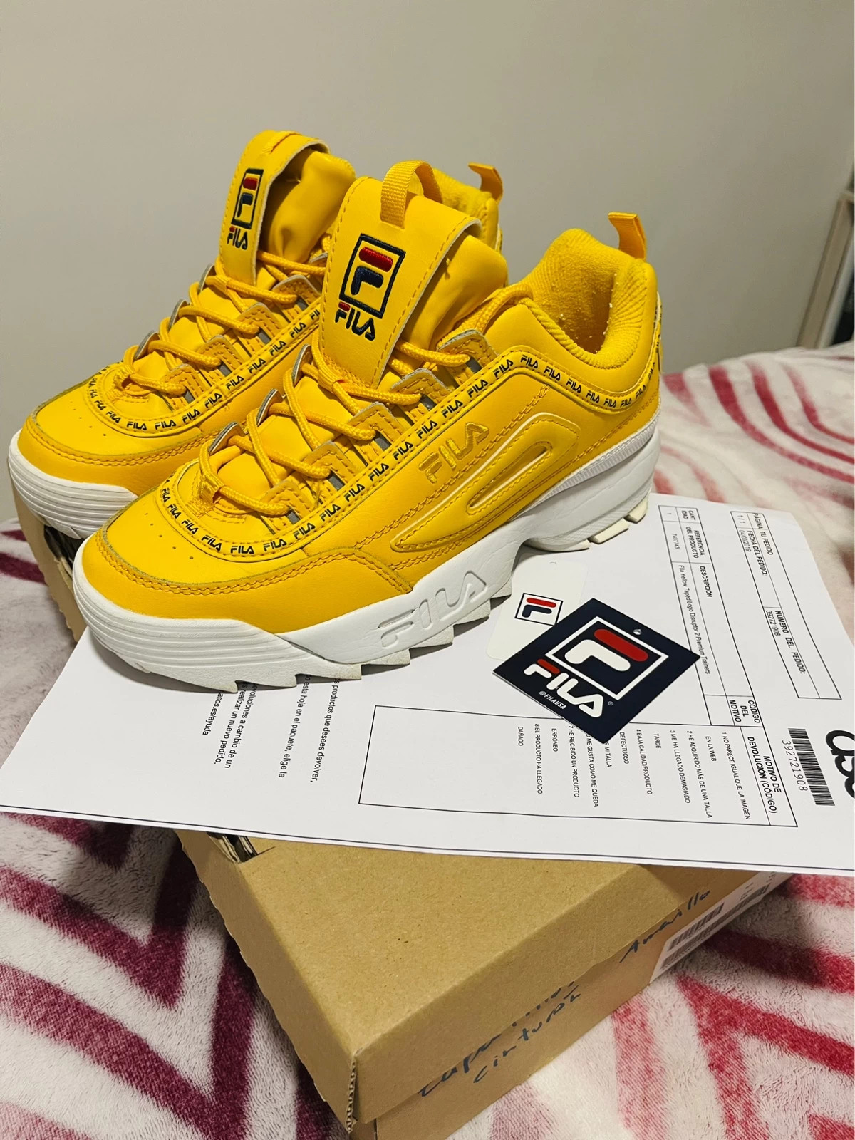Fila disruptor store 2 amarillas