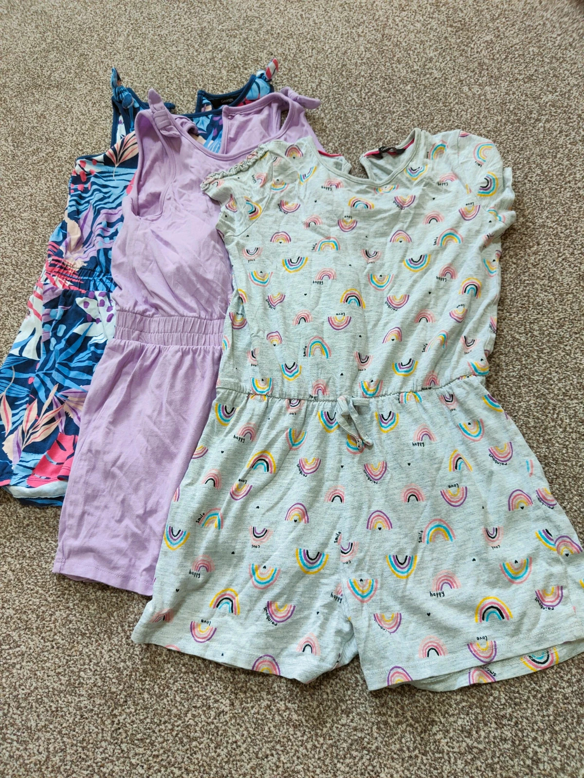 Girls George Asda 3x jumpsuits playsuits. Age 9 years Vinted