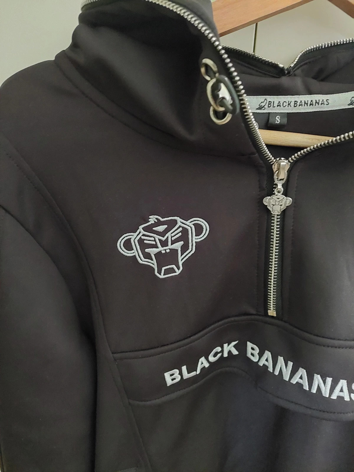 Stoere Black Bananas Hoodie zwart maat S Vinted